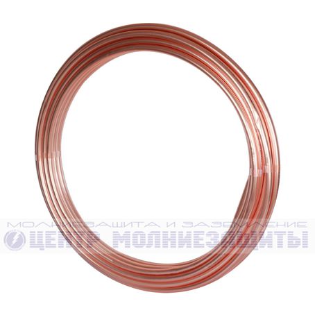 Проволока омедненная 8 мм в бухтах