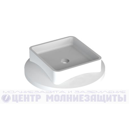 Подложка для держателя токоотвода, цвет серый, пластик