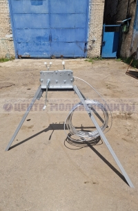 Выпрямитель прутка и полосы ручной 9 роликов с треножной подставкой и бухтодержателем