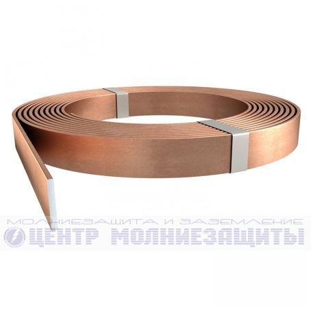 Полоса омедненная 30х4 мм в бухте